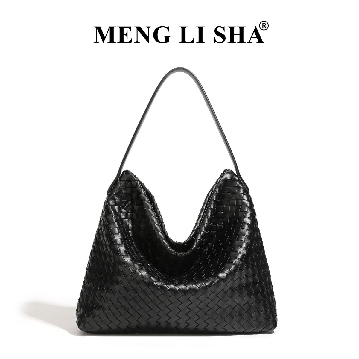 Retro High-grade Frosted Hand-woven Commuter Large Capacity Women's Shoulder Bag