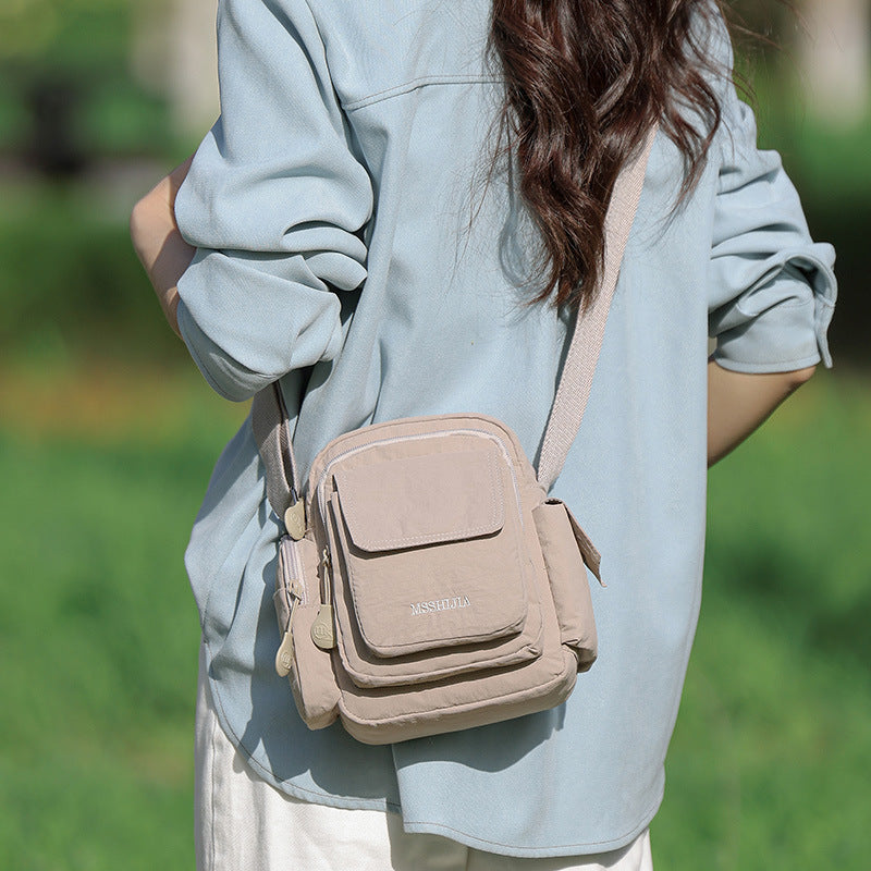 Men's & Women's Summer Fashion Niche Nylon Waterproof Women's Messenger Bag
