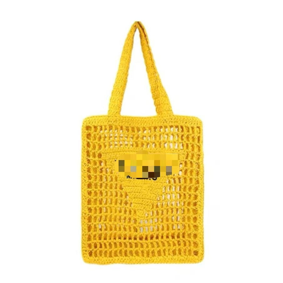 Women's Durable Woven Bearded Needle Portable Bags