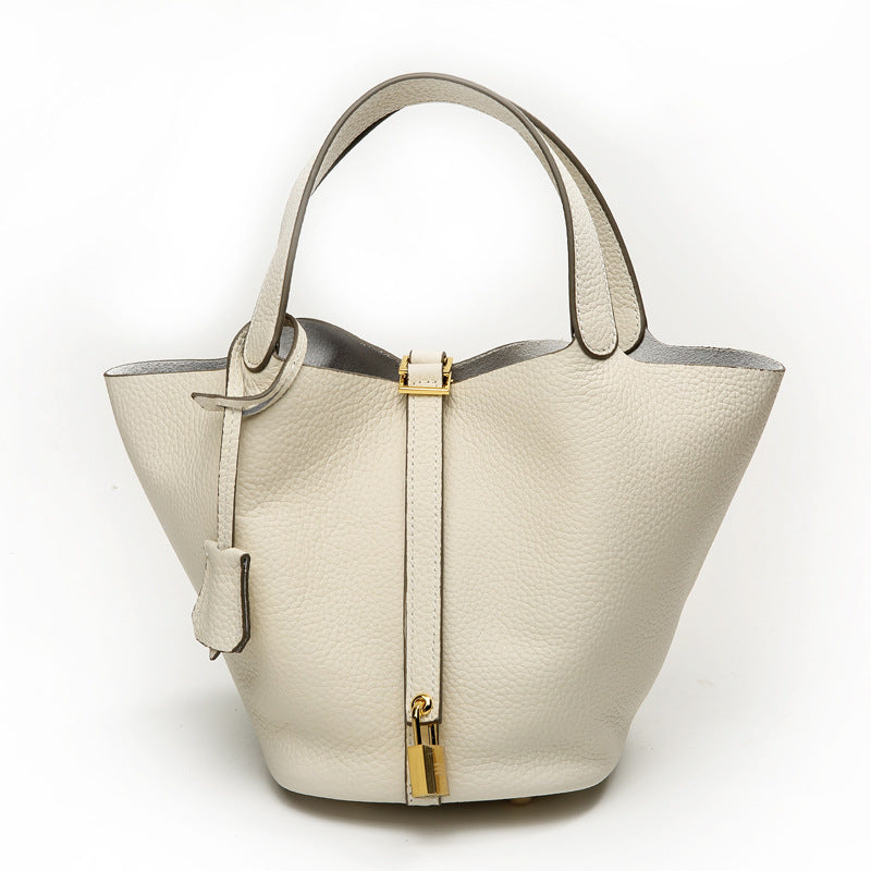 Women's Leather Mom Simple Fashion Large Capacity Handbags