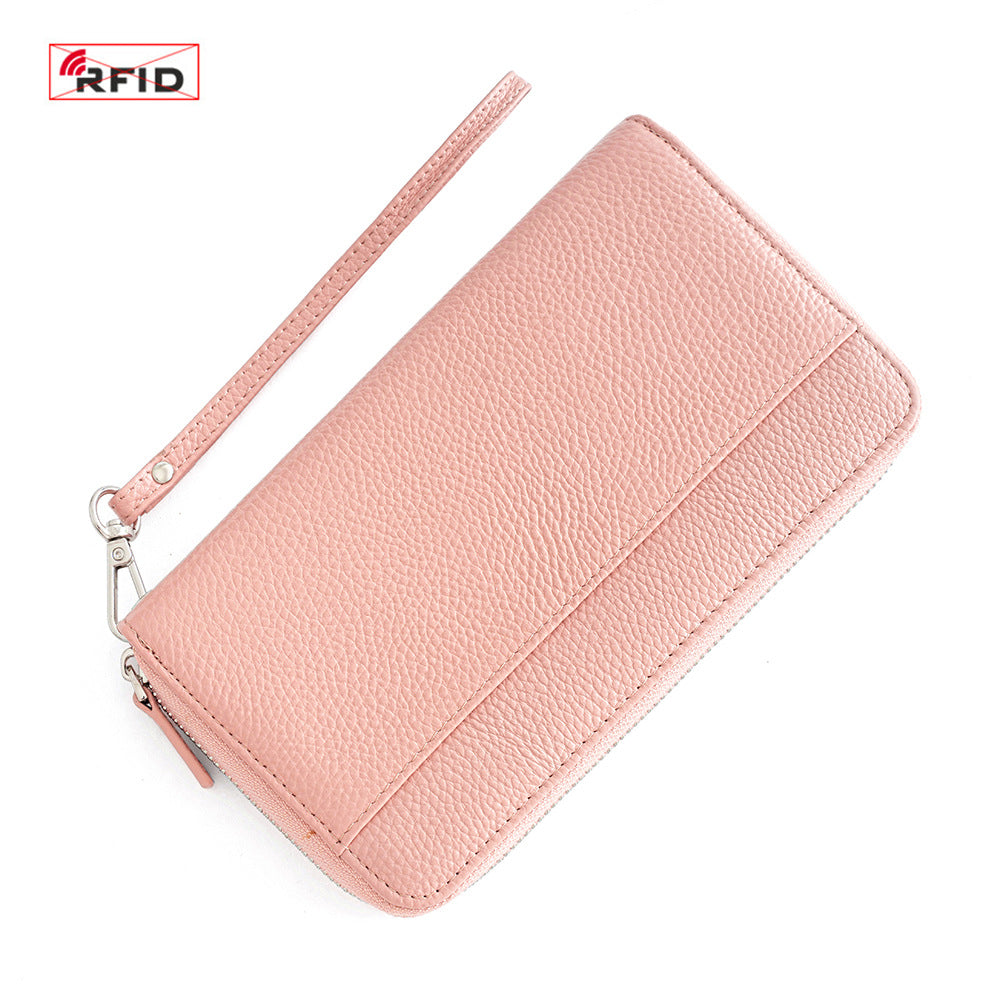 Women's Large Capacity Leather Passport Wrapper Multiple Bags