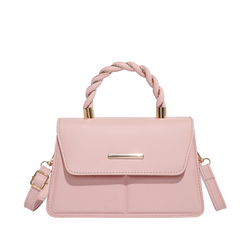 Women's Beautiful Solid Color Popular Western Style Women's Shoulder Bag