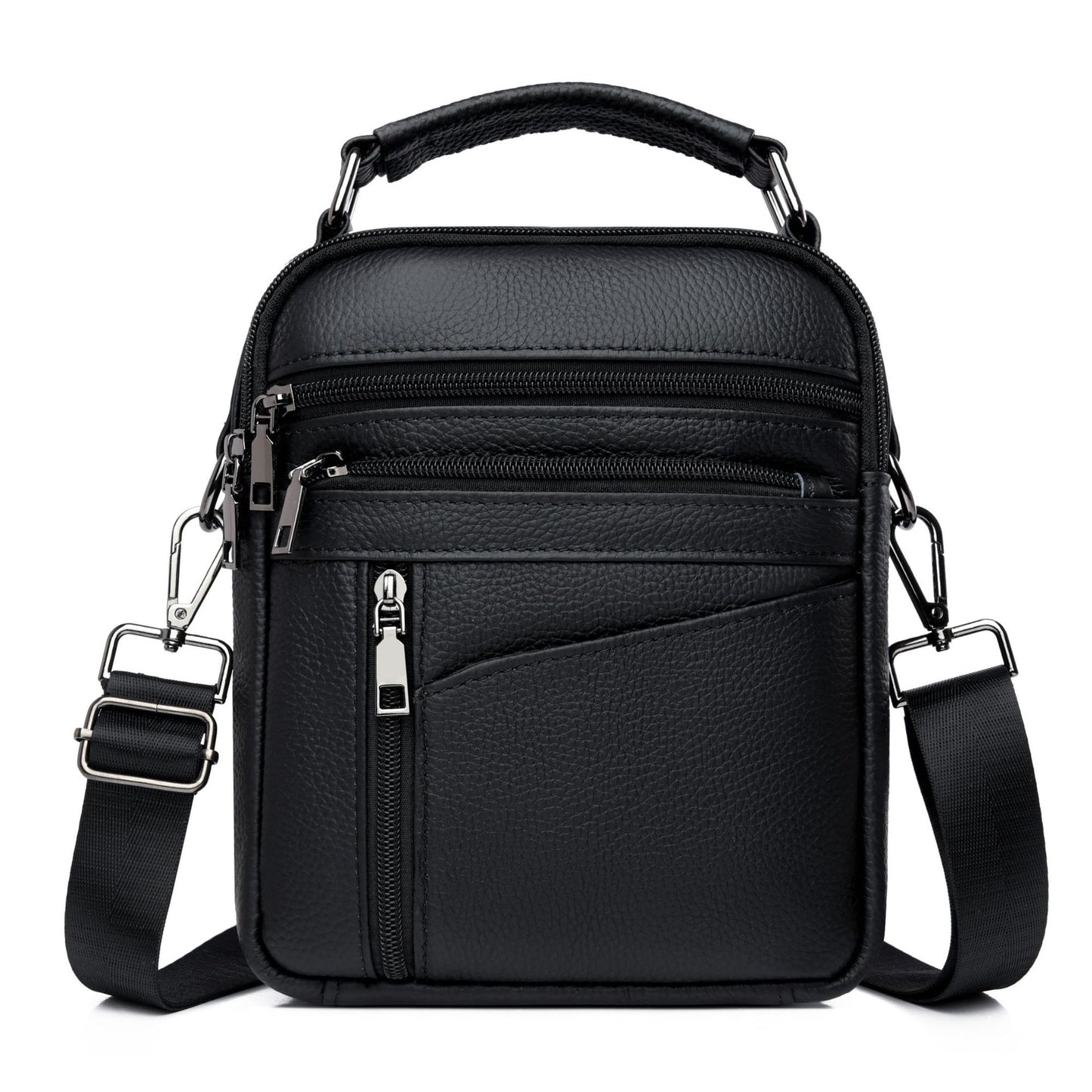 Men's First Layer Cowhide High Quality Business Men's Shoulder Bags