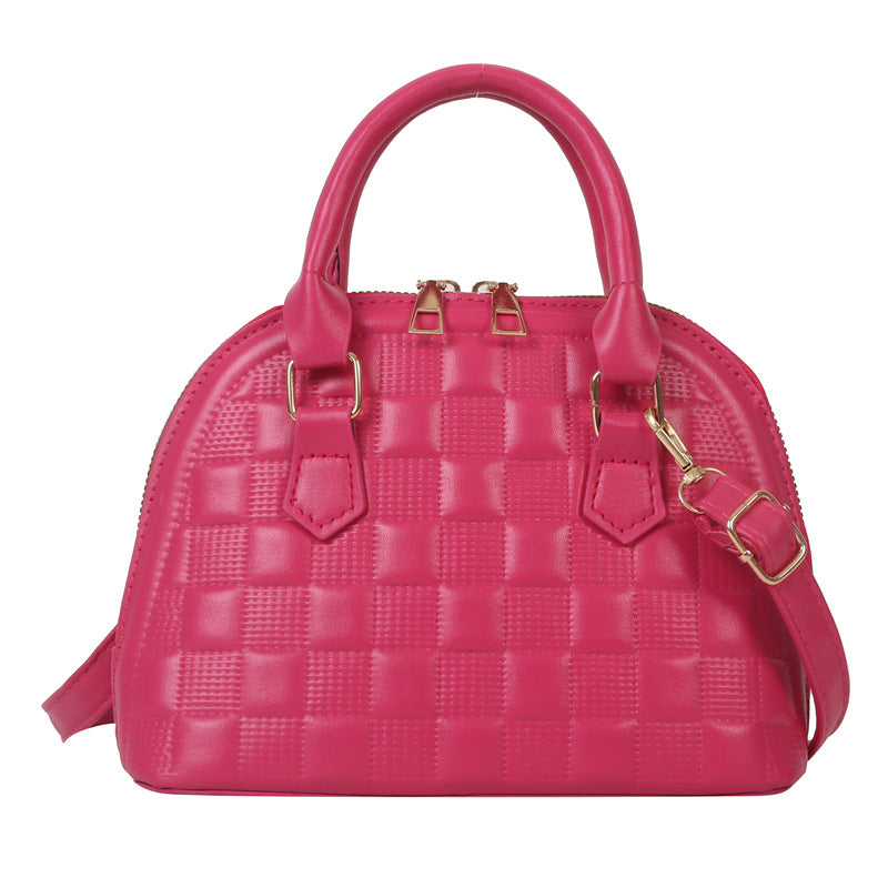 High-grade Shell Popular Chessboard Fashion Elegant Women's Shoulder Bag