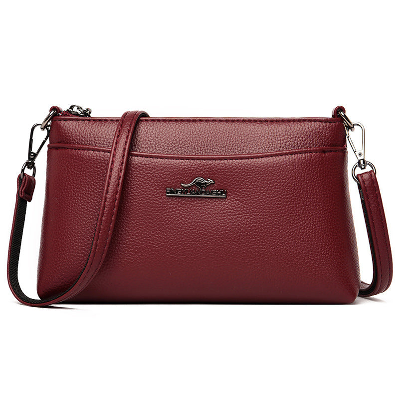 Women's Graceful Mother Soft Leather Fashion Crossbody Bags