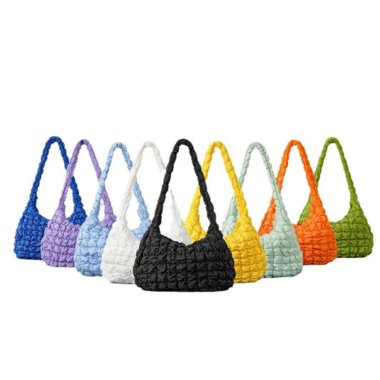 Women's Cloud Large Capacity Bubble Design Rhombus Tote Bags