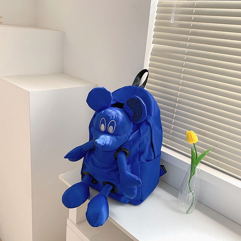 Mickey Vertical Shoulders Female Convenient Large Middle School Students' Schoolbags