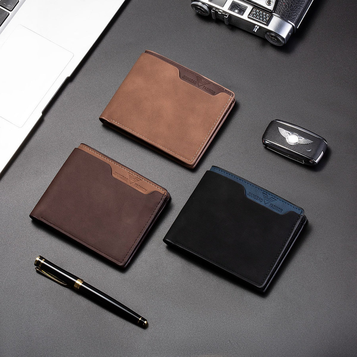 Men's Short Business Medium Multiple Slots Men's Wallet