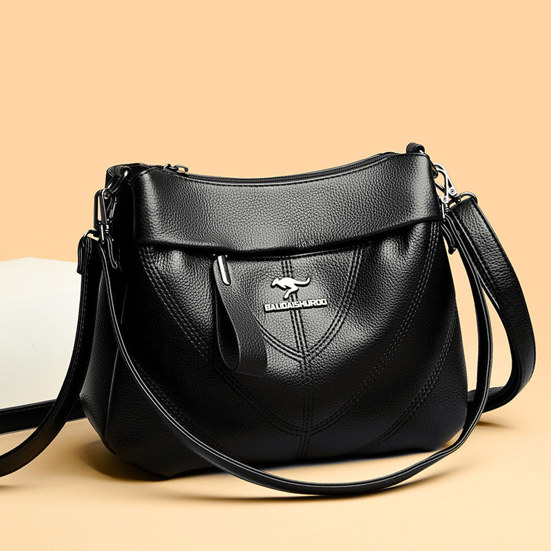 Women's Fashion Large Capacity Mom Stitching On Crossbody Bags