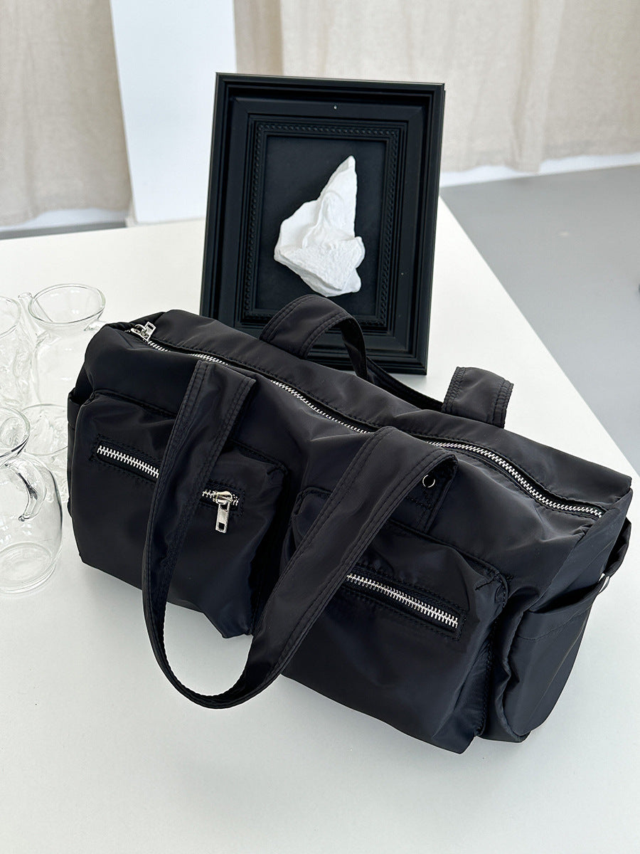 Women's Nylon High-grade Niche Leisure Commute Large Handbags