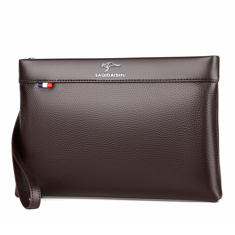 Men's Genuine Leather Clutch Leisure First Layer Kraft Men's Handbags