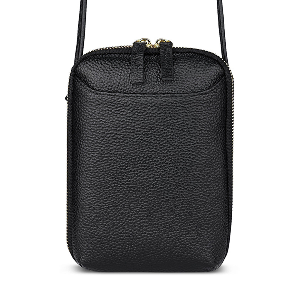 Women's First Layer Cowhide Simple Trend Mobile Mini Genuine Women's Shoulder Bag