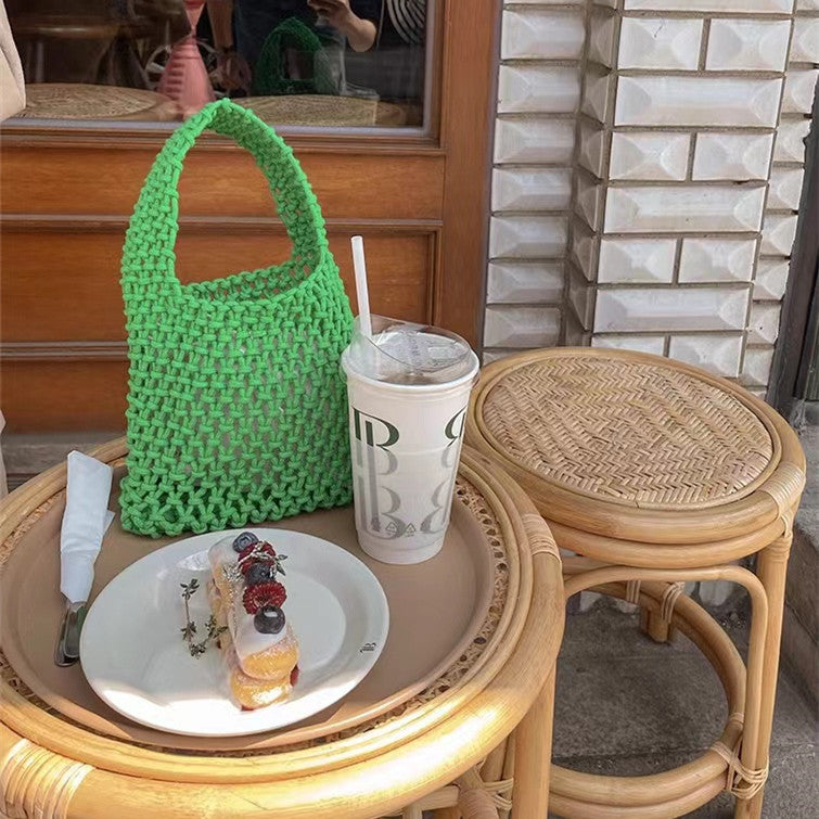 Women's Korean Style Fashionable Stylish Hollow Wrist Handmade Women's Handbag