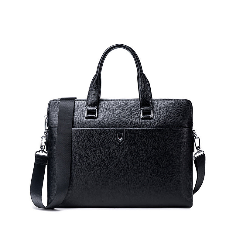 Men's Cattlehide Leather Fashion Leisure Senior Sense Bags