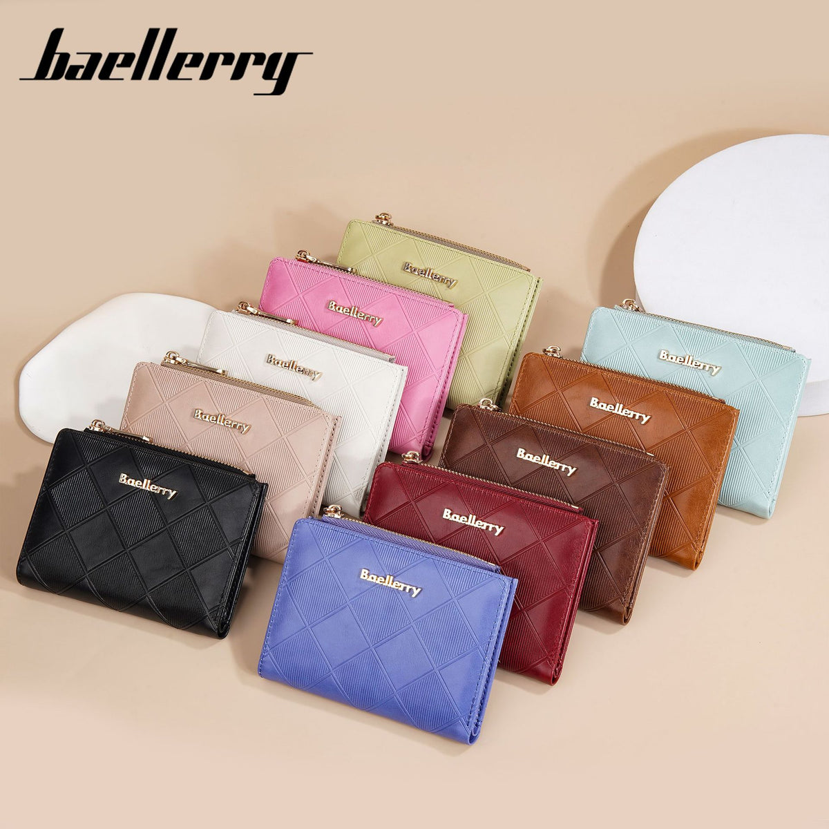 Cool Women's High-grade Diamond Zipper Fashion Ladies Wallet