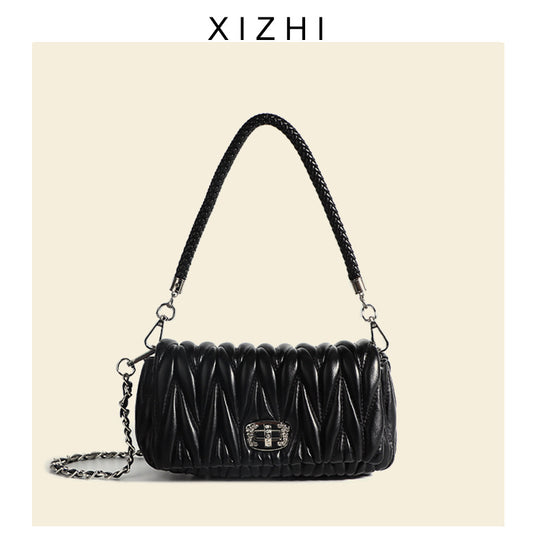 Women's Niche High-grade Western Style Underarm Simple Shoulder Bags