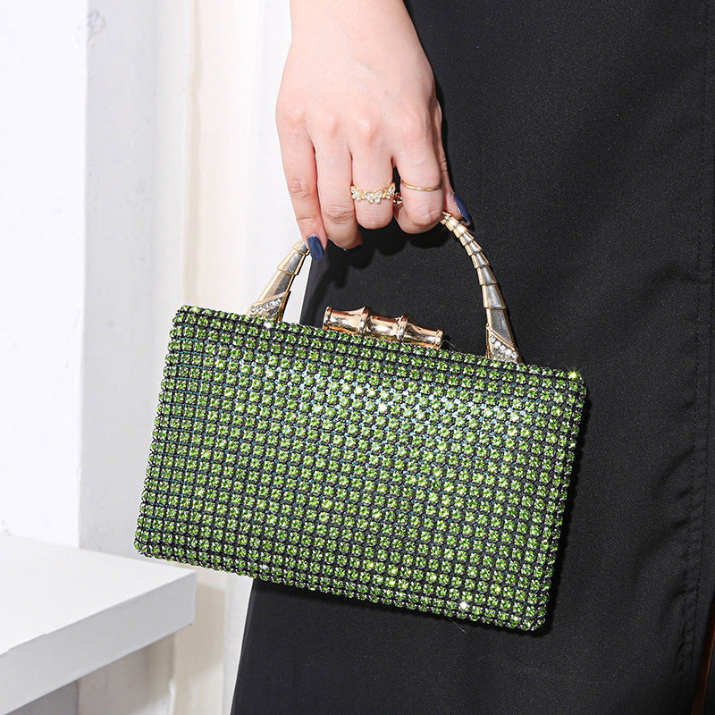 Diamond Banquet Dress Metal Hand-held Handmade Evening Bags