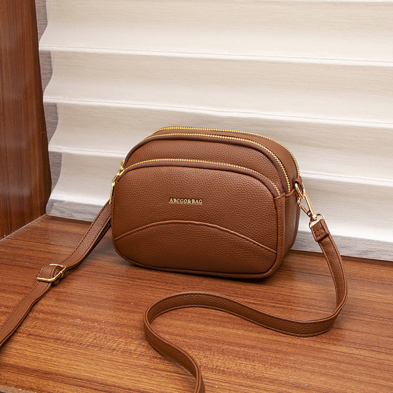 Women's Fox Spring High-grade Versatile Solid Color Fashion Small Square Bags