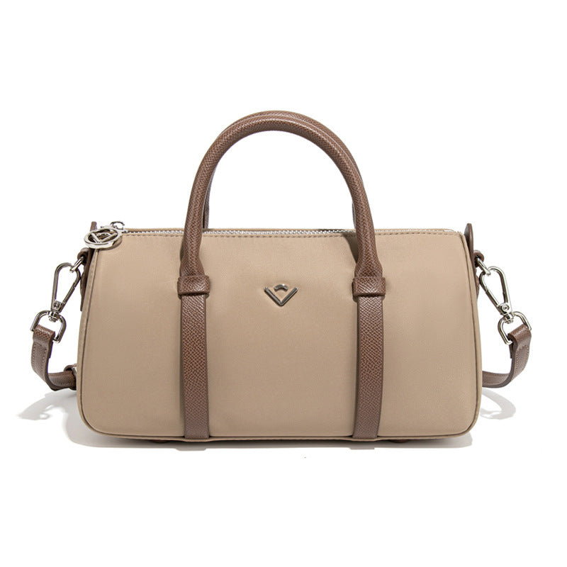 Nylon Boston Pillow Commuter Hand Simple Women's Handbag