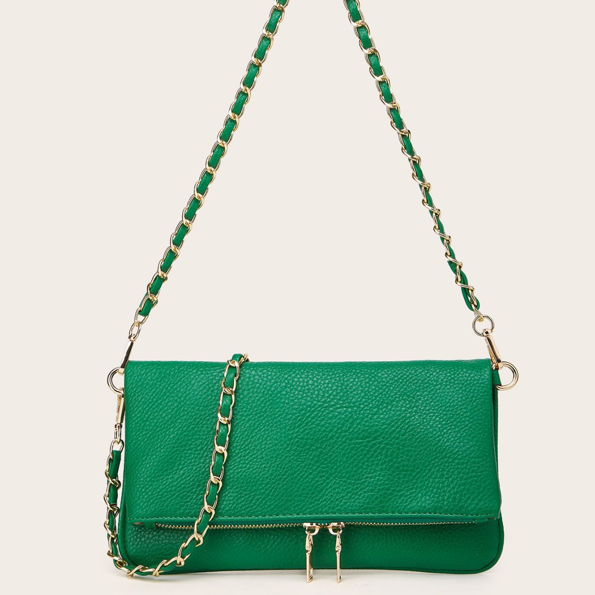 Women's Lychee Pattern Underarm Chain Fashion High-grade Crossbody Bags