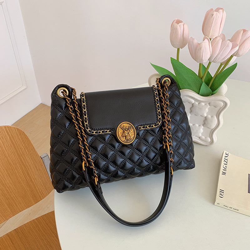 Live Broadcast Fashion Retro Diamond Embroidery Crossbody Bags