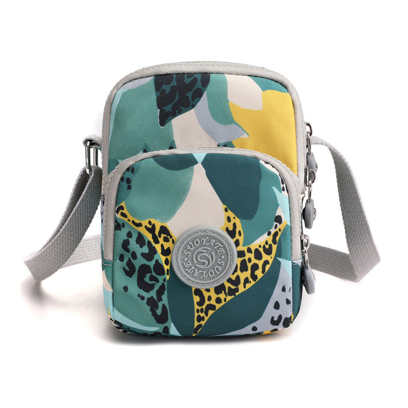 Women's Nylon Oxford Cloth Mini Fashion Vertical Shoulder Bags