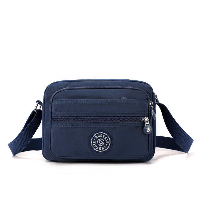 Fashion Neutral Waterproof Nylon Zipper For Women's Messenger Bag