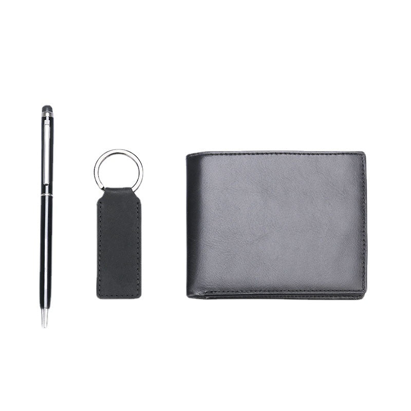 Men's Gift Suit Leather Ticket Short Men's Wallets