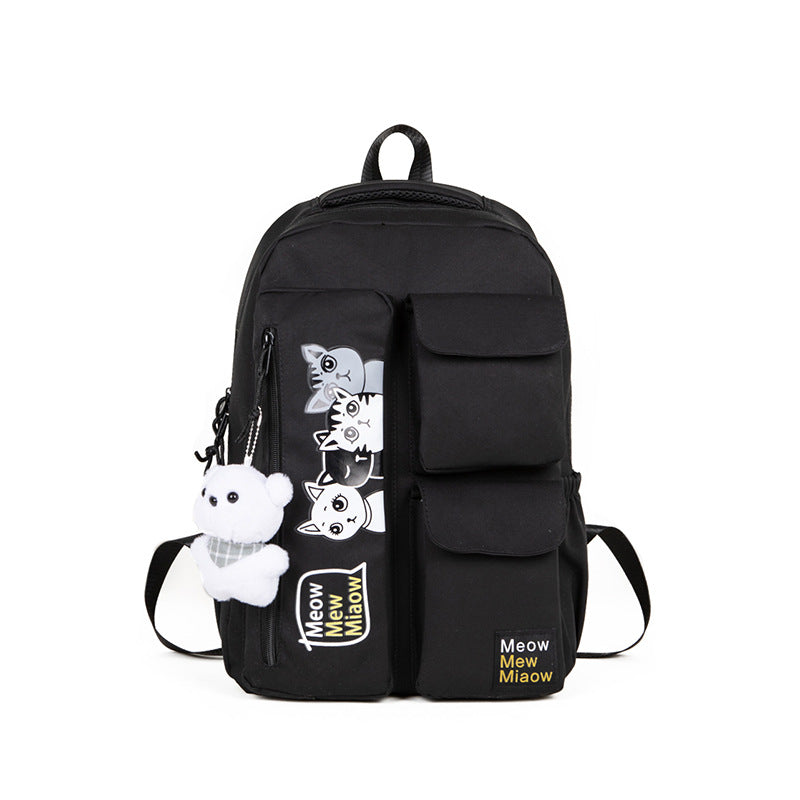 Lightweight High-grade Personality Trendy Junior Fresh Middle School Students' Schoolbags