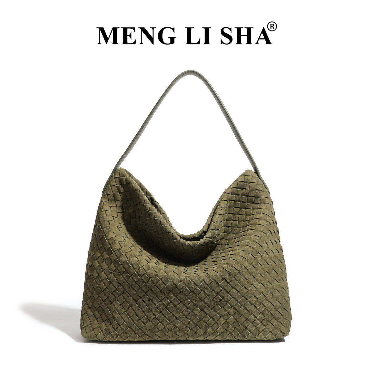 Retro High-grade Frosted Hand-woven Commuter Large Capacity Women's Shoulder Bag