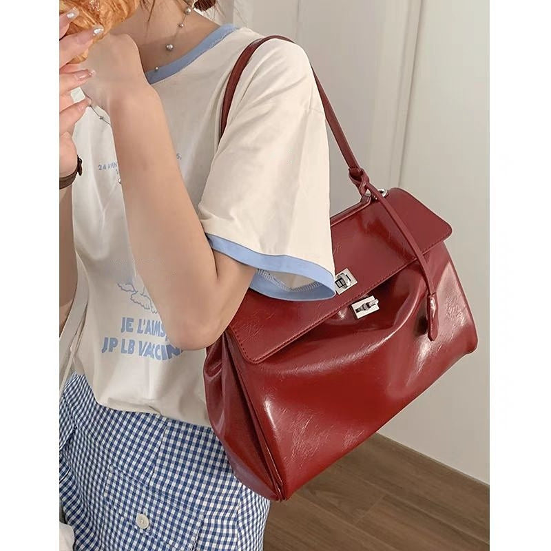 Women's Niche Portable Commuter Fashion Kelly Large Women's Handbag