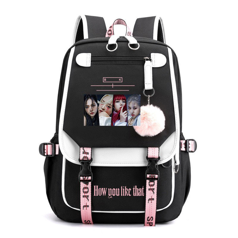 Park Kim Starry Sky Korean Style Backpacks