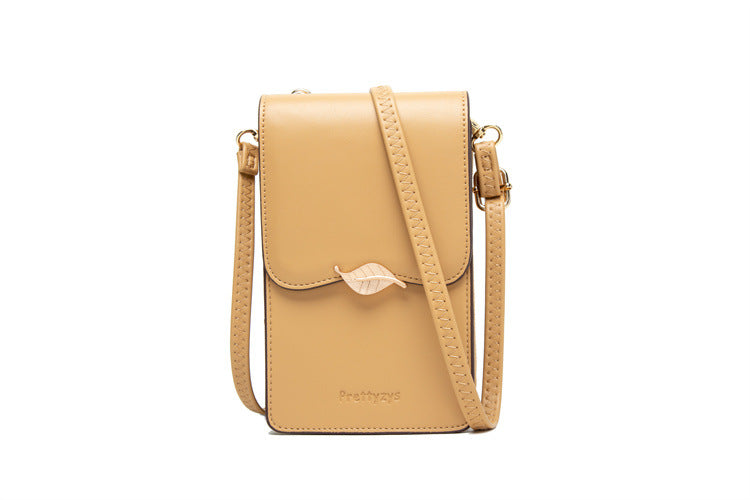 Screen Version Simple Solid Color Large Phone Bags