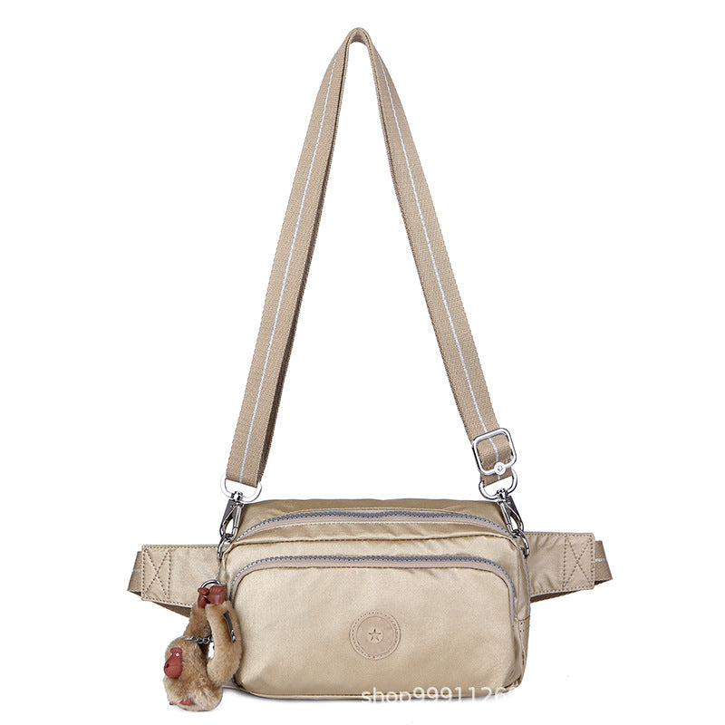 Women's & Men's & Monkey Light Canvas Fashion Trendy Waist Packs