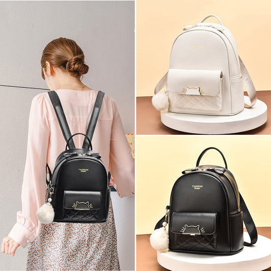 Women's Temperament Wild Trendy Fashion Large Capacity Backpacks