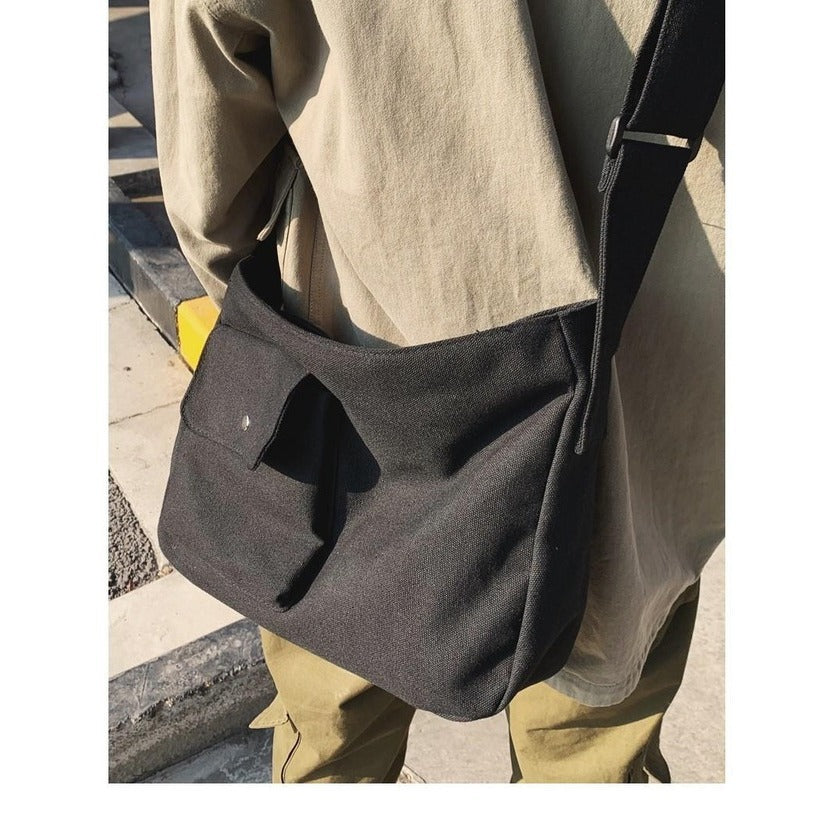 Canvas Style Commuter Large Capacity Shopping Mother Women's Shoulder Bag