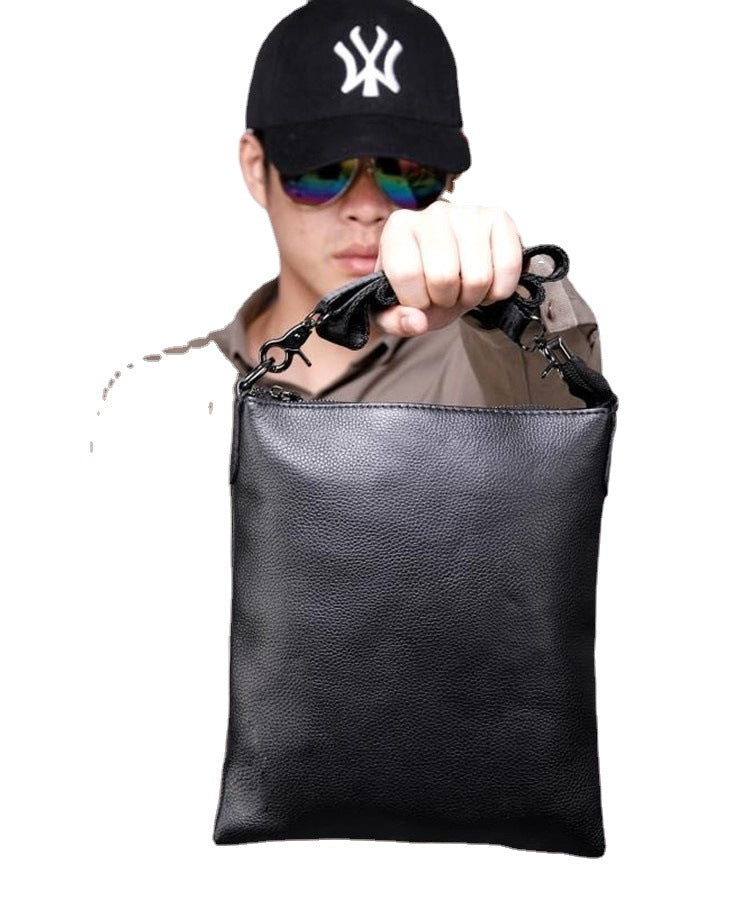 Men's Genuine Leather First Layer Cowhide Trendy Bags