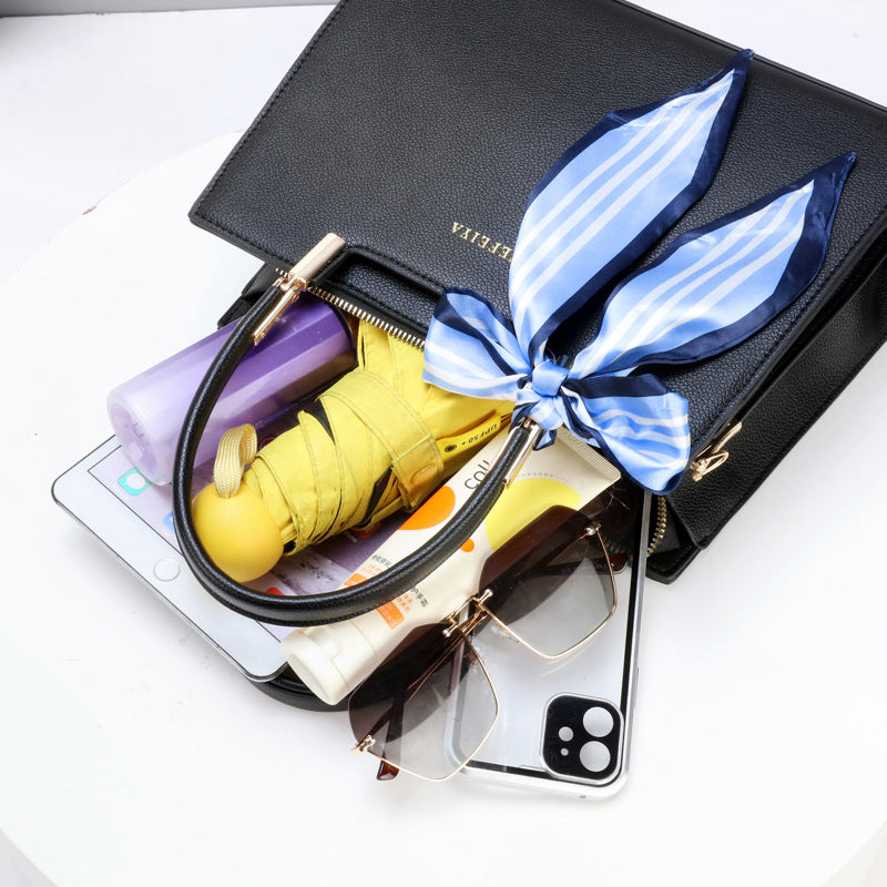 Women's Attractive Korean Fashionable Simple Big Handbags