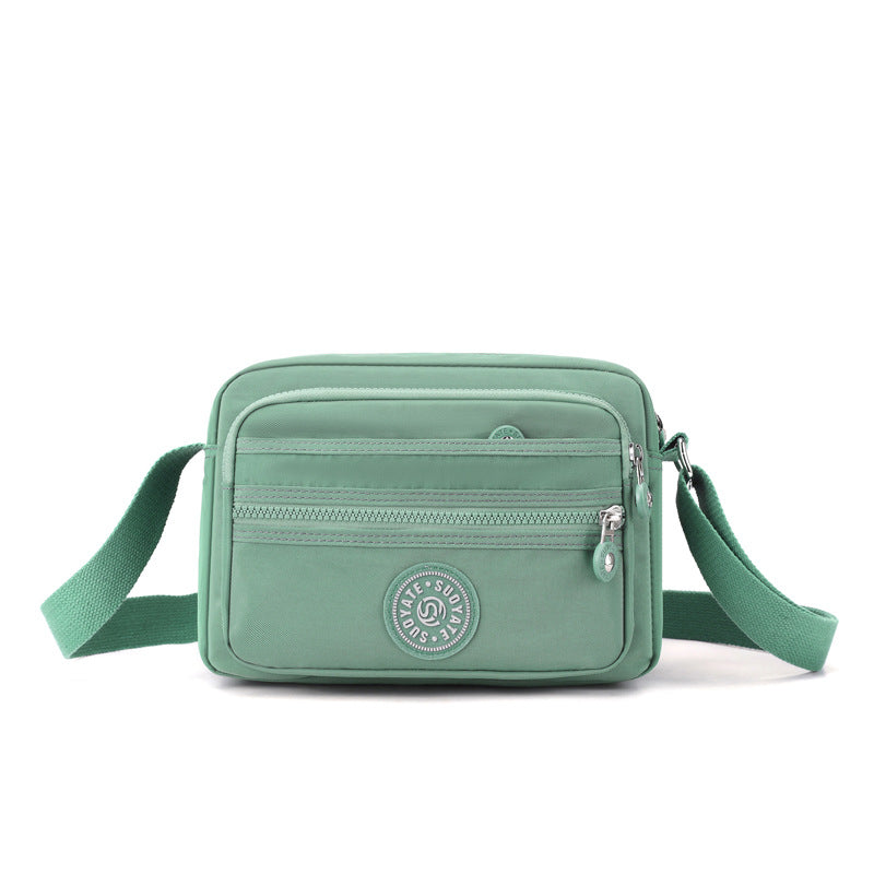 Fashion Neutral Waterproof Nylon Zipper For Women's Messenger Bag
