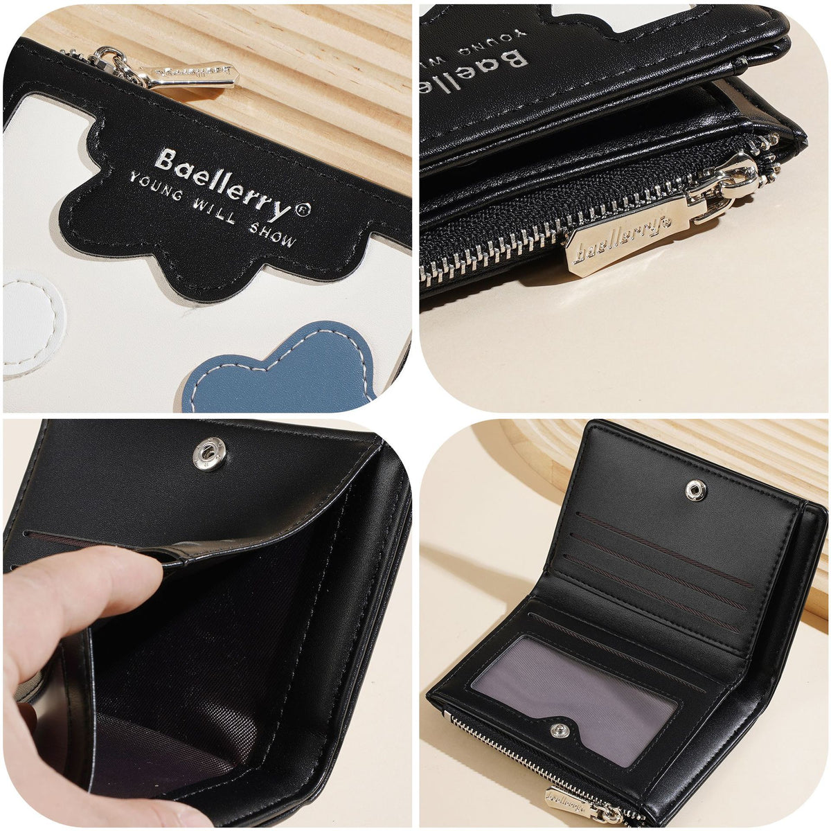 Women's High-grade Versatile Simple Multiple Slots Short Portable Compact Ladies Wallet
