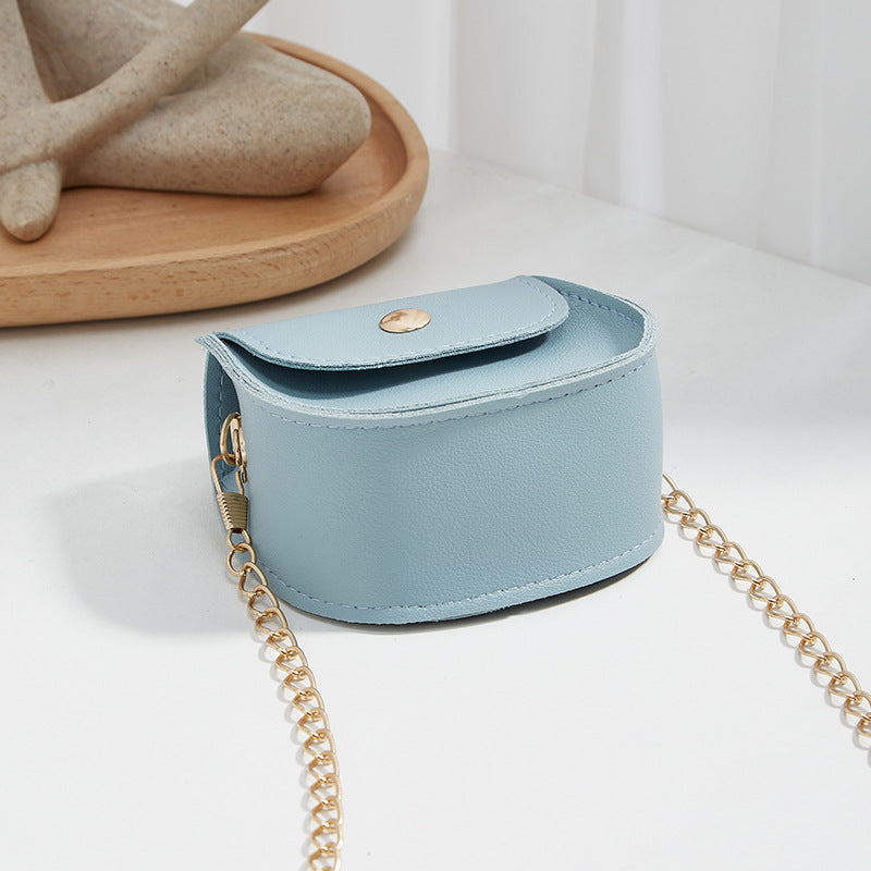 Women's Cute Simple Chain Strap Korean Style Women's Messenger Bag