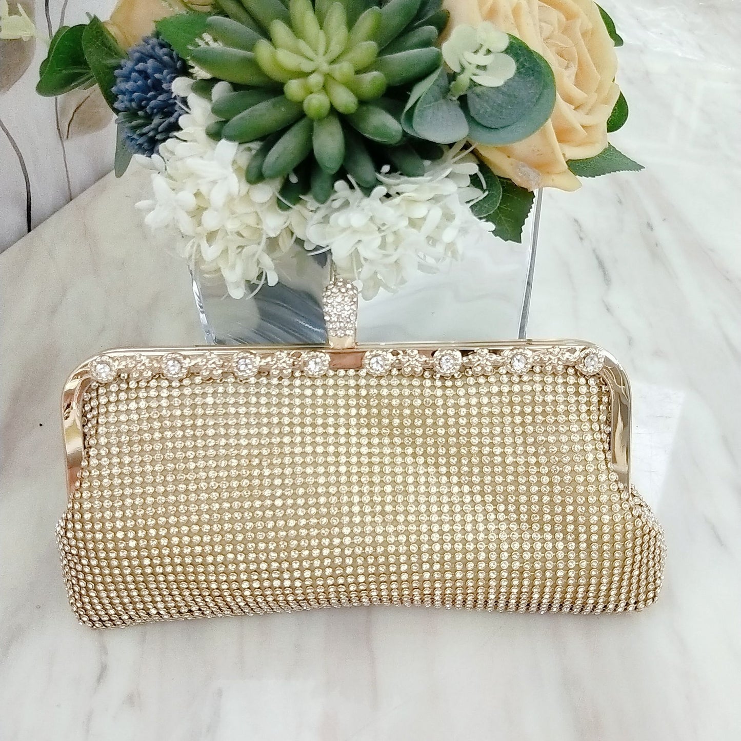 Women's Hand-held Dinner Head Banquet Dress Portable Evening Bags