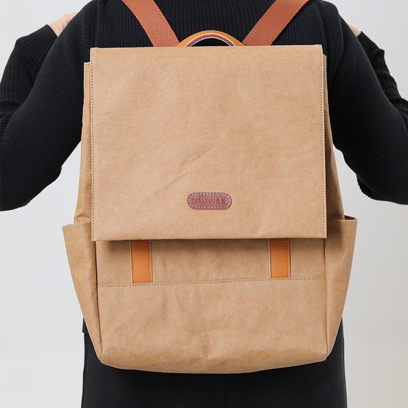 Summer Washed Kraft Paper Large Capacity Bags