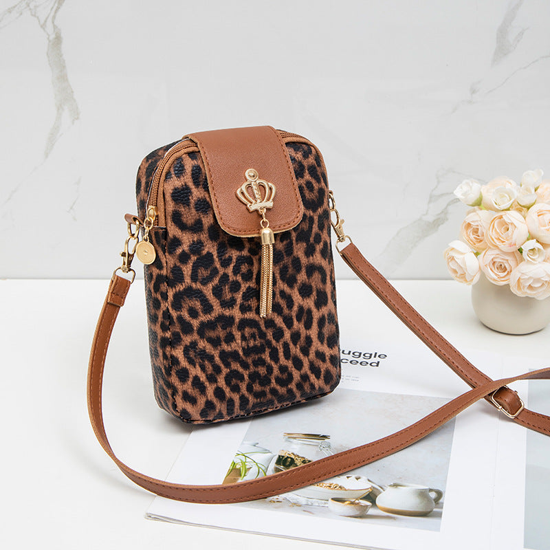 Unique Leopard Print Animal Pattern Fashion Women's Messenger Bag