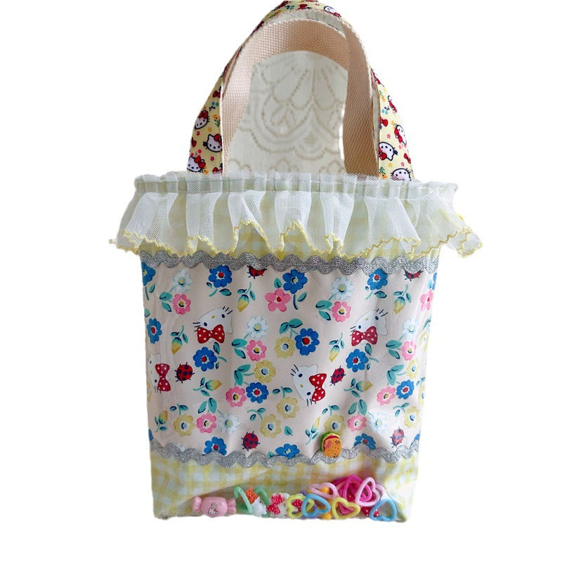 Cartoon Gift Hand Transparent Quicksand Candy Handbags