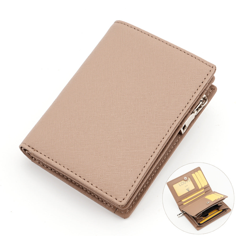 Women's & Men's & Vertical Design Genuine Leather Cross Men's Wallets