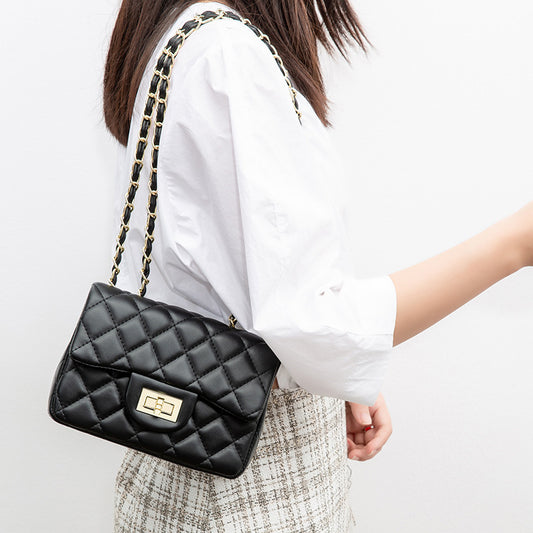 Women's Unique Versatile Rhombus Chain Style Shoulder Bags