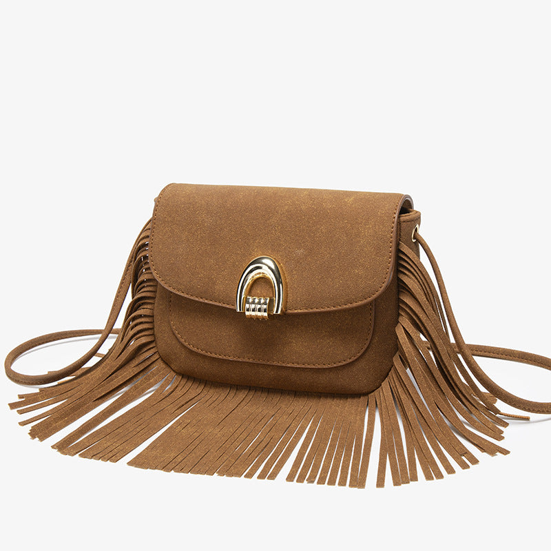 Winter Faux Deerskin Veet Cover Oblique Bags