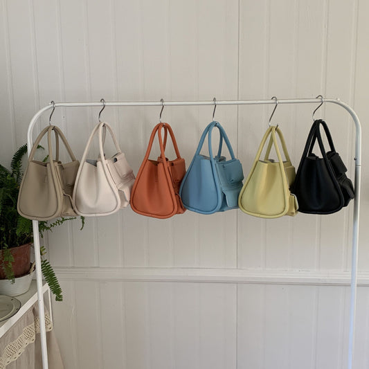 Women's Niche Design Fashion Macaron Vegetable Basket Shoulder Bags