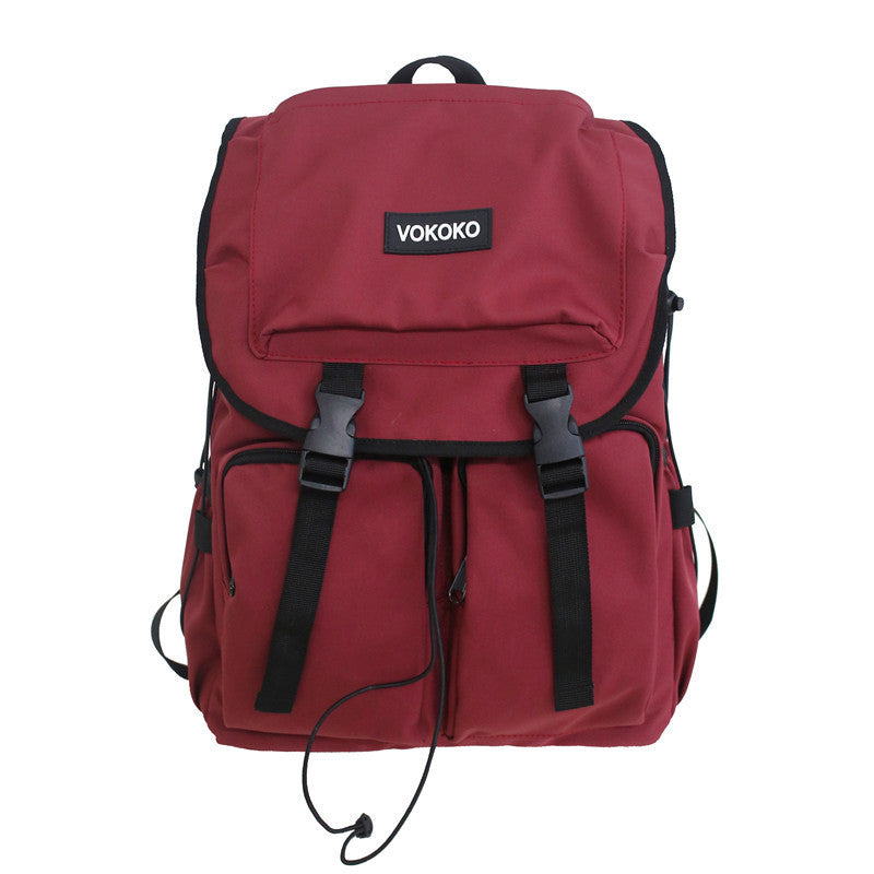 Men's Fashion College Nylon Large Capacity Backpacks
